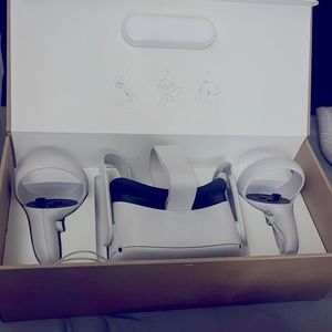 Oculus quest 2 is a vr (virtual reality) headset